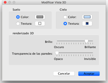 Editing 3D view attributes