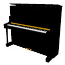 Upright piano by LVlittering