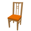 Orange chair by Icybones