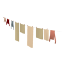 Clothes line by Ola-Kristian Hoff