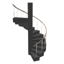 Escalier en colimaçon par Geantick