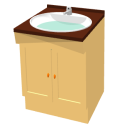 Washbasin with cabinet by Snduc