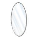 Miroir oval par Emmanuel Puybaret