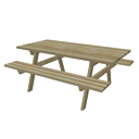 Picnic table by Hawkdawg
