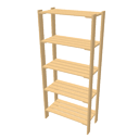 Wood shelves by Ola-Kristian Hoff