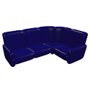 Canapé d'angle par eTeks