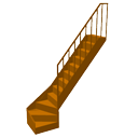Escalier d'angle par eTeks