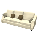 Sofa 3 seats by Scopia
