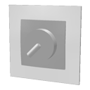 Square dimmer switch by Scopia