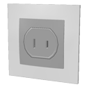 Square type A plug by Scopia