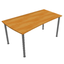Wooden alder table by Scopia