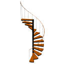 Spiral staircase by eTeks